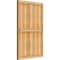 Ekena Millwork Framed Board-n-Batten Shutters, Rough Sawn Western Red Cedar, 26 7/8W x 42H, PR RBF06S26X042RWR - alternate 2